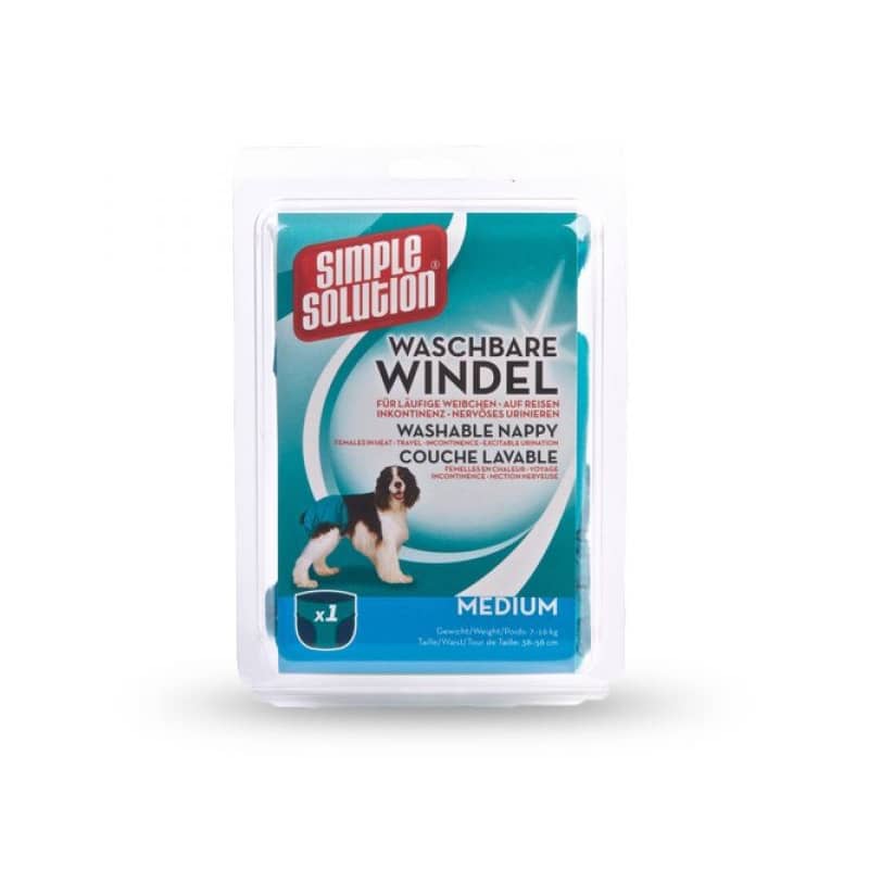 Simple Solution Washable Diaper mazgājamās autiņbiksītes suņiem M 38-58 cm N1